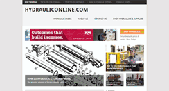 Desktop Screenshot of hydrauliconline.com